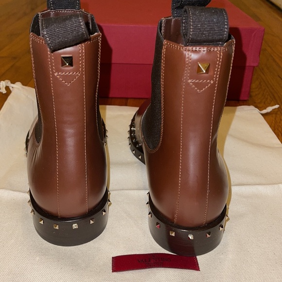 VALENTINO GARAVANI Rockstud beatle Chelsea boots - Picture 4 of 6